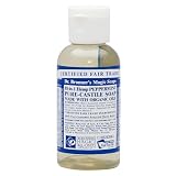 Castile Liquid Soap Organic-Peppermint 2 Ounces