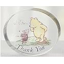 CLASSIC POOH - THANK YOU CRYSTAL BLOCK - A8946