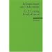Erl�uterungen und Dokumente zu Gotthold Ephraim Lessing:  Emilia Galotti