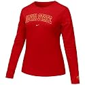 Nike Iowa State Cyclones Ladies Red Arch Lettering Long Sleeve T-shirt