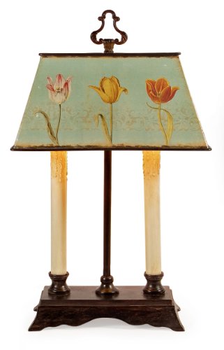 Cute Country Candelabra Metal Table Lamp