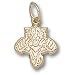 Florida Panthers NHL Cat Logo 1/2 Pendant (Gold Plated)