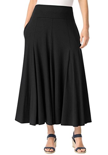 Women's Plus Size Travel Knit Skirt