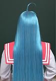 70cm Long Sky Blue Izumi Konata Lucky Star Cosplay Wig Rw13