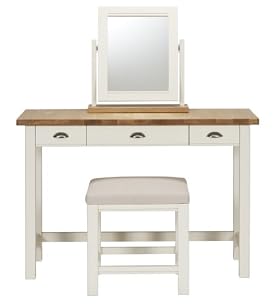 Padstow Dressing Table, Stool & Mirror Set