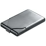 Brushed Chrome Finished Metal Business or Credit Card Holder / Case