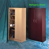 Azura Wall Street Mahogany 5 Shelf Storage Unit 263