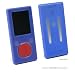 Microsoft Zune 4GB FlexiSkin - The Soft Low-Profile Case (Super Blue)