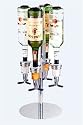 CQ Steel Bar Butler - Heavy Duty - 4 Optic Bottle Holder