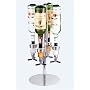 CQ Steel Bar Butler - Heavy Duty - 4 Optic Bottle Holder