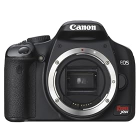 Canon Digital Rebel XSi 12.2 MP Digital SLR Camera (Black Body Only)