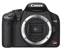 Canon Digital Rebel XSi 12.2 MP Digital SLR Camera (Black Body Only)