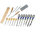 Premium Woodworkers Complete 18-Tool Chisel Set - Custom Case