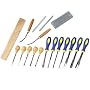 Premium Woodworkers Complete 18-Tool Chisel Set - Custom Case