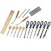 Premium Woodworkers Complete 18-Tool Chisel Set - Custom Case