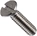 Stainless Steel Machine Screw, Flat Head, Slotted Drive, #8-32, 1/4" Length (Pack of 25)