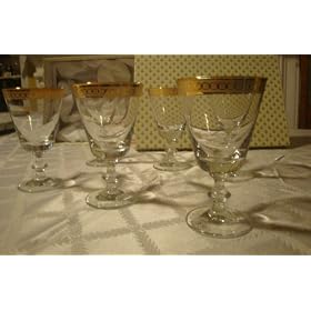 Cristalleria F.lli Fumo Wine Glasses Set of 6 Made in Italy