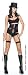 Sexy Halloween Costume 3Pc Pin Up Lion Tamer Set