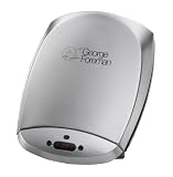 George Foreman 13333 GR26SBTMR Silver GF Grill with Sloped Grill Design. 4  Portions