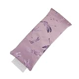 Lavender Eye Pillow - Dragonfly Silk Brocade - Lilac -with Travel Pack