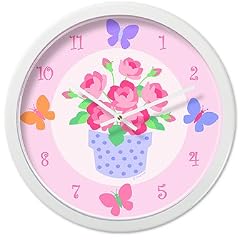 Olive Kids - Blossoms And Butterflies Clock (White)