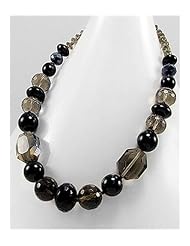 Onyx Necklace In Zinc