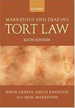 Markesinis and Deakin's Tort Law