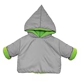 Estella Green Brown Pink Navy Baby Boys Girls Infant Unisex Coats Jackets with Lined Fleece Pointed Hood and Back Zip 3 6...