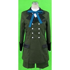  Japanese Anime Kuroshitsuji Cosplay Costume - Ciel Phantomhive 1st Ver (Male) Set Medium