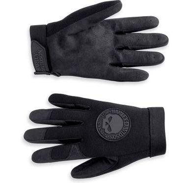Harley-Davidson® Men's Skull Full-Finger Mechanic's Gloves. Skull graphic. 98277-10VM Large