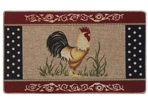Berber Kitchen Rug 17.5 x 27.0 - Rooster