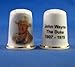 Porcelain China Collectable Thimble - John Wayne ,The Duke - Free Gift Box