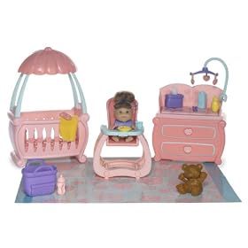Click here to buy Cabbage Patch Kids Lil' Sprouts Dream Nursery Caucasian Baby (Dark Hair and Eyes) by Play Along.
