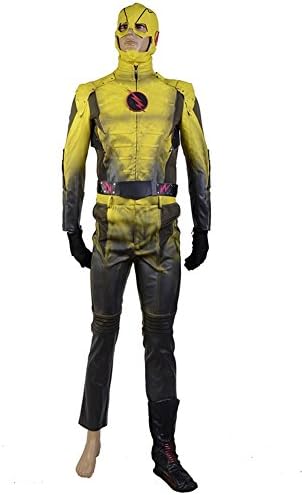 The Reverse Flash Yellow Suit Cosplay Costume X-Large