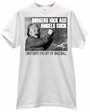 EINSTEIN THEORY OF BASEBALL DODGERS PRIDE ANGELS SUCK T SHIRT jersey