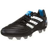 adidas Little Kid/Big Kid Absolado X FG J Soccer Shoe,Black/Predator Running White/Cyan Metallic,11 M US Little Kid