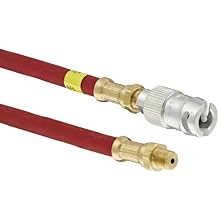 Alemite A908-A Grease Gun Hose, 12" Length, 4,800 psi Maximum Working Pressure, Includes VB942 Coupler & 317840-1 Hose, 1/8" Male NPTF