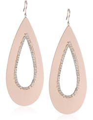 Sheila Fajl Rose Gold-Plated Cubic Zirconia Teardrop Earrings