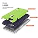 iPhone 6S Plus Case, TOTU Scratch Resistant Thin Dual Layer Protective Hybrid Case Shock Absorbing Technology Case for Apple iPhone 6 Plus (2014) and iPhone 6S Plus (2015) - Lime Green/Blue