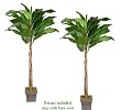 TWO 9.5' Artificial Banana Tropical Trees