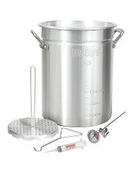 Bayou Classic Fryers 30 Quart Aluminum Turkey Fryer Pot With Rack by Bayou Classic