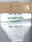 6 Sacs Microfibre interfilter pour - VORWERK - Kobold : VK 130, VK 131, System 131