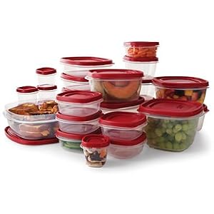 Rubbermaid 50-Piece Easy Find Lid Food Storage Set