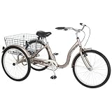 Schwinn Meridian Tricycle (26-Inch Wheels), Dark Silver, 14-Inch