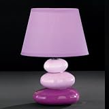 Honsel Leuchte Tischleuchte 1 flammig, Keramik purple,