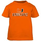 Miami Hurricanes Orange Infant Team Logo T-shirt