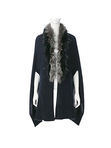 (エポカ) EPOCA ファートリム ニットストール M5723423__ - ネイビー(29)