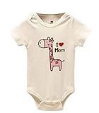 （ワボーズ） Waboats　ベビー夏の可愛いシカ 綿　キッズ　綿 ベビーロンパース 半袖 カジュアル ベビーカバーオール 6月-2歳 シカママ 90