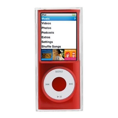 Transparent Clear Snap On Crystal Hard Cover Case for Apple Ipod Nano Chromatic 8GB 16GB 4G 4th Generation