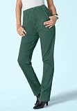 Roamans Plus Size Straight Leg 2-pocket Leggings